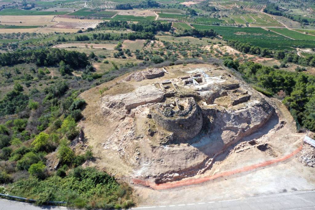 Moor’s neck, Catalonia: Iberian remains, dron&nbsp;photography